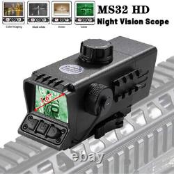 MS32 3.5x32 Digital Night Vision Scope NV Sights Optical 5 Reticle Red Dot Sight
