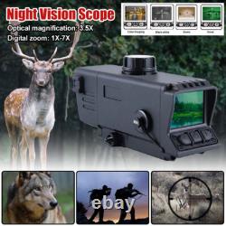 MS32 3.5x32 Digital Night Vision Scope NV Sights Optical 5 Reticle Red Dot Sight