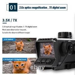 MS32 3.5x32 Digital Night Vision Scope NV Sights Optical 5 Reticle Red Dot Sight
