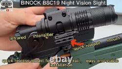 MS32 Digital Night Vision Scope Mount NV Sight Optical 3.5x32 Infrared Monocular