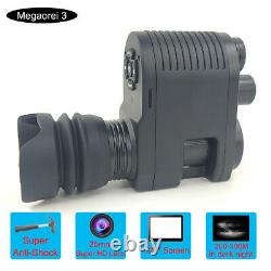 Megaorei3 Digital Night Vision Scope Monocular Hunting Camera 850 IR Flashlight