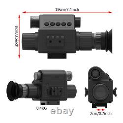 Megaorei 4X Digital Zoom Night Vision Scope Optic Hunting Monocular Camera 850nm