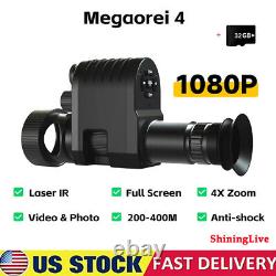 Megaorei 4 Digital Night Vision Scope Rifle Scope Optics Hunting Cameras HD1080P