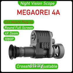 Megaorei 4 Digital Night Vision Scope Rifle Scope Optics Hunting Cameras HD1080P