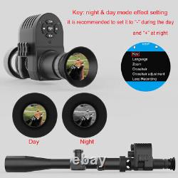 Megaorei 850nm 1080P Monocular 4X Digital Zoom IR Night Vision Scope For Hunting