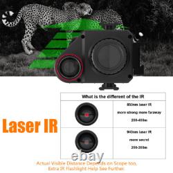 Megaorei 850nm Digital Night Vision Scope Optic Hunting Sight HD IR Camera