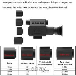 Megaorei 850nm Digital Night Vision Scope Optic Hunting Sight HD IR Camera