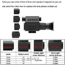 Megaorei 940NM Digital Night Vision Rifle Scope Optic Hunting Sight IR Camera US