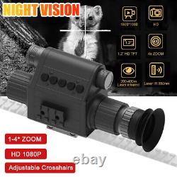 Megaorei Digital Night Vision Rifle Scope Optic Hunting Sight HD IR Camera US