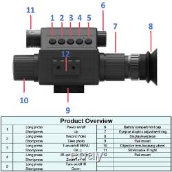 Megaorei Digital Night Vision Rifle Scope Optic Hunting Sight HD IR Camera US