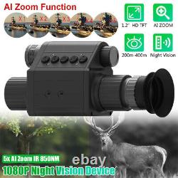 Megaorei IR Night Vision Scope for Rifle Optical Sight Monocular Hunting Camera