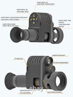 Megaorei M4A Night Vision Scope Video Record Binoculars Hunting IR Camera 1080p