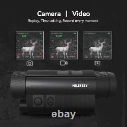 MiLESEEY Digital Night Vision Monocular Rechargeable Infrared Night Vision 40X