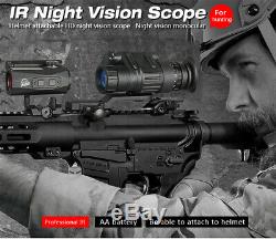 Mini Portable 2x30 Infrared Digital Night Vision Monocular Scope Camera Hunting
