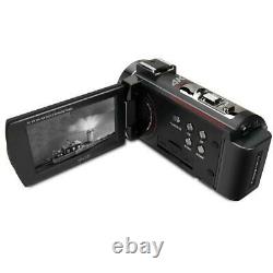 Minolta MN4K20NV 4K Ultra HD 3 Touchscreen Camcorder with Night Vision