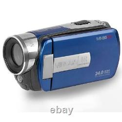 Minolta MN80NV 1080p Full HD 3 Touchscreen Camcorder with Nightvision, Blue