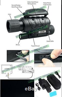 Monocular Night Vision Digital Camera Goggles Hunting Binocular NV Security 4G