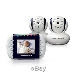 Motorola MBP33/2 Wireless Video Baby Monitor with Infrared Night Vision and Zoom