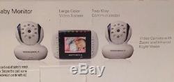 Motorola MBP33/2 Wireless Video Baby Monitor with Infrared Night Vision and Zoom