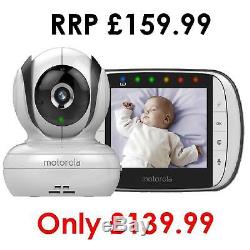 Motorola MBP36S Digital Camera Video Baby Monitor Night Vision 3.5 Colour LCD