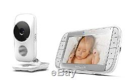 Motorola MBP48 5 inch Colour LCD 2-way Video Baby Monitor Night Vision, Temp