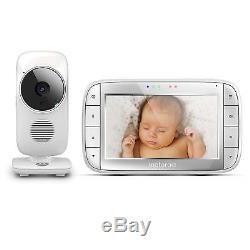 Motorola MBP48 5 inch Colour LCD 2-way Video Baby Monitor Night Vision, Temp