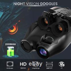 N4 Night Vision Goggles Binoculars Digital IR Head Mounted Hunting Rechargeable