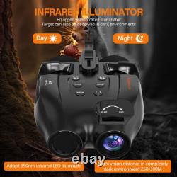 N4 Night Vision Goggles Binoculars Digital IR Head Mounted Hunting Rechargeable