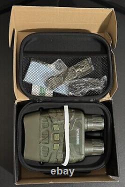 NEW Gthunder GlassOwl True IR Digital Night Vision Goggles Binoculars 4X Zoom
