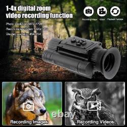 NV002 850NM 1-4x Night Vision Monocular Scope Camera IR For Hunting Scope