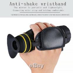 NV0435 4X Infrared Night Vision Monocular Telescope With 1080P 2MP Digital Cam