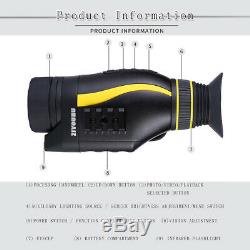 NV0435 4X Infrared Night Vision Monocular Telescope With 1080P 2MP Digital Cam