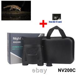 NV200C Infrared Digital Night Vision Binocular Telescope Hunting HD 7X21 Zoom