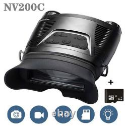 NV200C Infrared Night Vision Binocular Telescope 7X21 Zoom IR 300M for Hunting