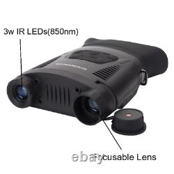 NV200C Infrared Night Vision Binocular Telescope 7X21 Zoom IR 300M for Hunting