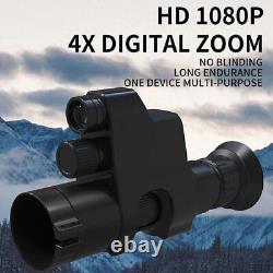 NV4AS Full Color Night Vision Monocular Hunting 4X Zoom Infrared Telescope Sight