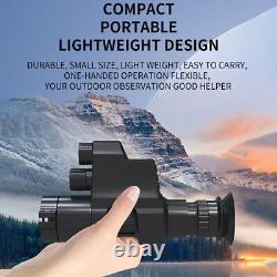NV4AS Full Color Night Vision Monocular Hunting 4X Zoom Infrared Telescope Sight