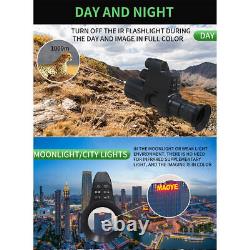 NV4AS Full Color Night Vision Monocular Hunting 4X Zoom Infrared Telescope Sight