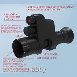 NV4AS Full Color Night Vision Monocular Hunting 4X Zoom Infrared Telescope Sight
