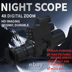 NV4AS Full Color Night Vision Monocular Hunting 4X Zoom Infrared Telescope Sight