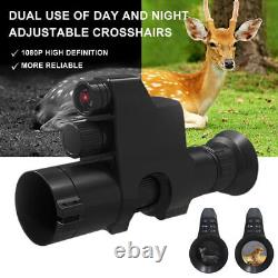 NV4A 850nm Digital Infrared Night Vision Scope Sight 4X Zoom 1080P Telescope Cam