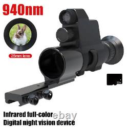 NV4B 300M Digital Infrared Night Vision Scope Sight 4X Zoom 1080P 850nm+32GB