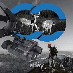 NV8000 3D 1080P Night Vision Binoculars Goggles Head Mount Infrared Night Vision
