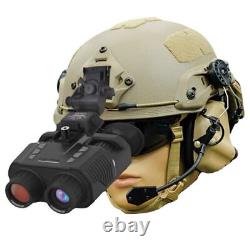 NV8000 Digital Night Vision Goggle Binocular 32GB 4x Zoom IR 850nm Head Mounted