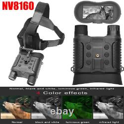 NV8160 1080P Night Vision Hunting Binoculars IR Digital Head Mount With Battery