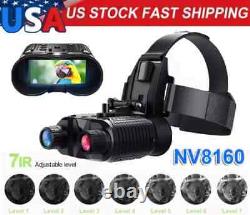NV8160 Night Vision 8X Binocular for Hunting Infrared Digital Head Mount Goggles
