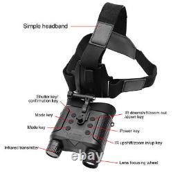 NV8160 Night Vision 8X Binocular for Hunting Infrared Digital Head Mount Goggles