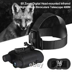 NV8160 Night Vision 8X Binocular for Hunting Infrared Digital Head Mount Goggles