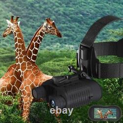 NV8160 Night Vision 8X Binocular for Hunting Infrared Digital Head Mount Goggles