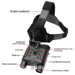 NV8160 Night Vision 8X Binocular for Hunting Infrared Digital Head Mount Goggles